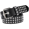 Platinum Star Rivet PU Leather Chain Belts for Jeans AJEW-WH20096-87B-1