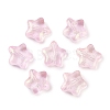 Transparent Spray Painted Glass Beads X1-GLAA-NH0003-01C-1