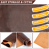 Vegetable Tanned Cowhide Leather Fabric DIY-WH0030-10-5