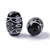 Tibetan Style dZi Beads TDZI-Z001-07-3