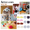 Needle Felting Wool Roving AJEW-PH0011-68-6