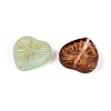 Baking Paint Transparent Glass Beads DGLA-N018-12-2