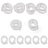 6Pcs 925 Sterling Silver Hollow Initial Beads STER-TA0001-53Q-1