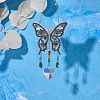 2 Sets 2 Style DIY Diamond Painting Wind Chime Kits DIY-SZ0007-56-5