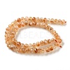 Heated Natural Citrine Beads Strands G-C259-A19-5x8mm-7