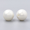 Spray Painted Style Acrylic Beads MACR-T010-10mm-3
