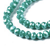 Electroplate Glass Beads Strands EGLA-A034-P10mm-A03-2
