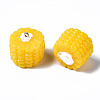 Autumn Theme Resin Pendants RESI-N021-09-4