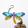 Iron Dragonfly Wind Chime Kit HJEW-TAC0008-02-3