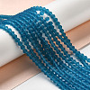 Imitate Austrian Crystal Frosted Glass Beads Strands EGLA-A039-T3mm-MD01-4