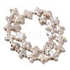 Natural Baroque Pearl Keshi Pearl Beads Strands PEAR-E016-005-2