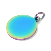 Ion Plating(IP) 304 Stainless Steel Pendants LS-STAS-I311-33E-RC-2