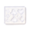 DIY Club & Diamond & Heart & Spade(in Playing Card) Linking Ring Silicone Molds SIMO-B001-09-2