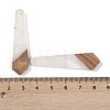 Resin & Wood Pendants WOOD-F015-05C-3