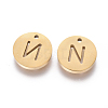 Ion Plating(IP) 304 Stainless Steel Charms STAS-I120-10N-G-2