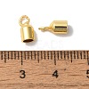 Rack Plating Brass Cord End KK-F873-15G-3