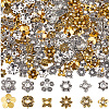 360Pcs 12 Styles Tibetan Style Alloy Bead Cap FIND-SC0008-81-1
