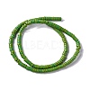 Synthetic Turquoise Beads Strands TURQ-G110-4x2mm-10-3