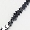 Electroplate Non-magnetic Synthetic Hematite Beads Strands G-J173-4x4mm-05-3