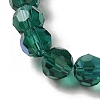 Electroplate Transparent Glass Beads Strands EGLA-A035-T6mm-L18-3