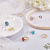 Adjustable Brass Ring Components KK-PH0039-73-RS-5