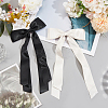 Big Bowknot Polyester Alligator Hair Clips AJEW-CP0008-42B-04-4