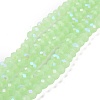 Electroplate Glass Beads Strands EGLA-A034-J1mm-L04-1