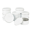 Round Aluminium Tin Cans CON-WH0079-13D-1