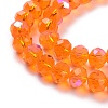 Electroplate Glass Beads Strands EGLA-A034-T3mm-L07-3