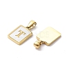 Ion Plating(IP) 304 Stainless Steel Pave Shell Pendants X-STAS-G327-01G-T-2