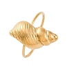 304 Stainless Steel Cuff Rings for Women RJEW-F175-01G-04-2