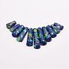 Regalite and Lapis Lazuli Beads Strands G-P298-E01-1