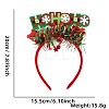 Christmas Plastic Hair Bands PW-WGEA057-09-1