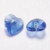 Faceted Glass Rhinestone Charms RGLA-F054-14x14-206-2