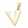 304 Stainless Steel Pendants STAS-F106-95G-V-1
