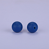Round Silicone Focal Beads SI-JX0046A-95-5