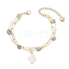 Natural Labradorite Beads Multi-layered Bracelets BJEW-JB12217-03-2