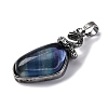 Natural Fluorite Pendants G-K338-42AS-02-2