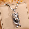 Vintage 04 Stainless Steel Pendant Necklaces for Men WG30589-01-2