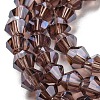 Transparent Electroplate Glass Beads Strands EGLA-A039-T3mm-A05-3