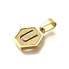 304 Stainless Steel Charms LS-STAS-H227-01G-U-2