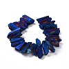 Natural Quartz Crystal Points Beads Strands G-K181-B14-2