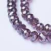 Electroplate Glass Beads Strands LS-EGLA-A034-T1mm-A05-3