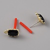 Alloy Rhinestone Stud Earrings FIND-WH0120-25C-02-2