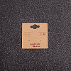 Square Kraft Paper Earring Display Cards WG43334-01-1
