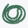 Opaque Solid Color Glass Beads Strands X1-EGLA-A034-P4mm-D09-2
