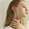 Natural White Shell Mother of Pearl Shell Beads SSHEL-BC0001-15-5