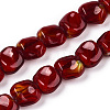 Handmade Milleflori Glass Beads Strands LAMP-M018-01A-08-1