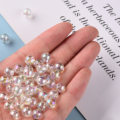 Transparent Acrylic Beads X-MACR-S370-B8mm-205-1
