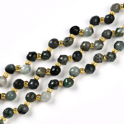 Natural Emerald Beads Strands G-T141-53-1